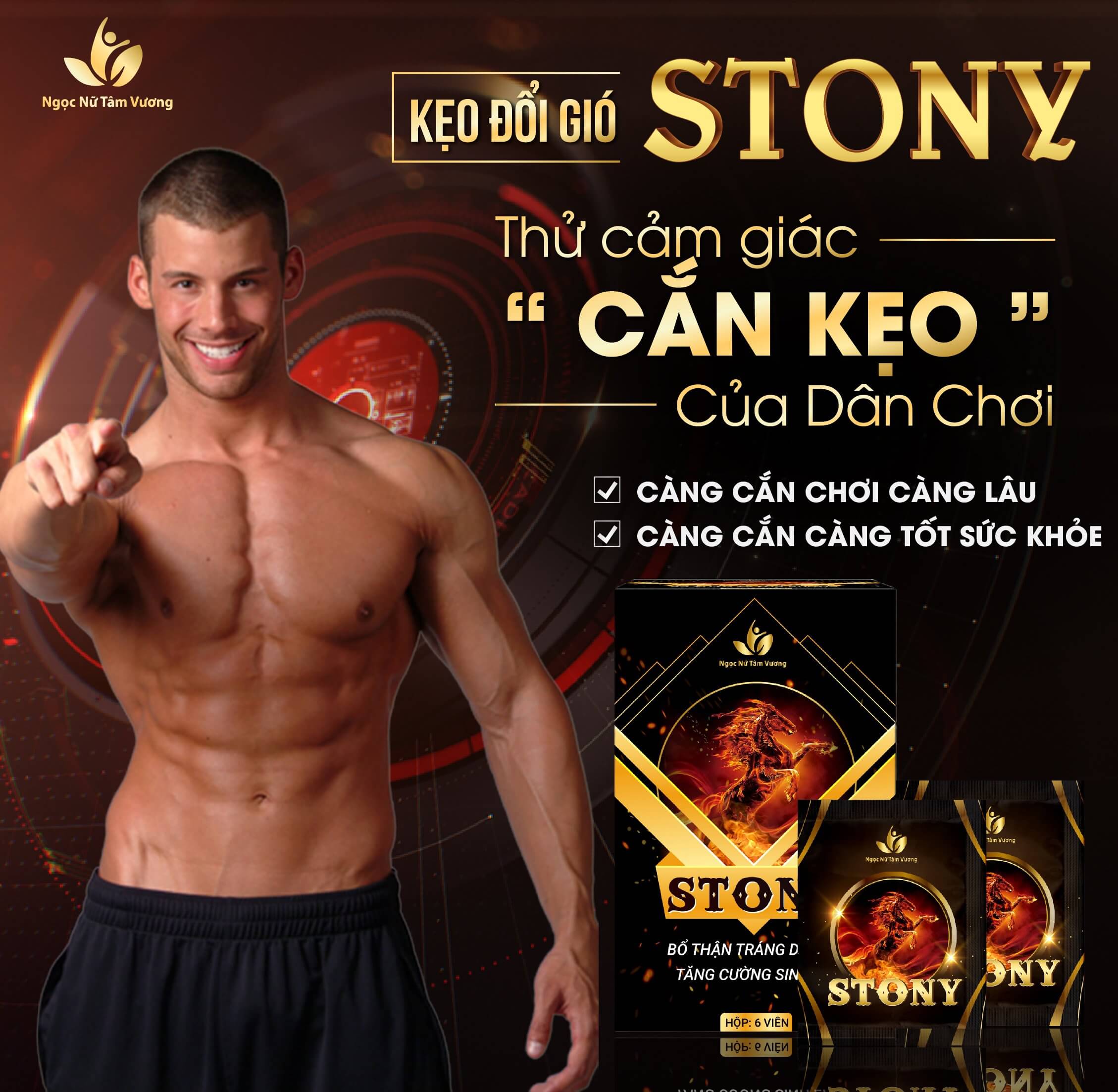 Kẹo Stony – Kẹo đổi gió tăng cường sinh lý phái mạnh 18 keo stony