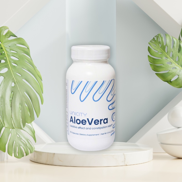 Viên uống Aloe Vera của Unicity – Hỗ trợ cải thiện táo bón (Lọ 50 Viên) 8 unicity aloe veraJPG